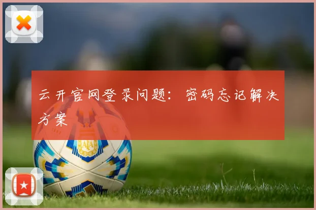 云开官网登录问题：密码忘记解决方案